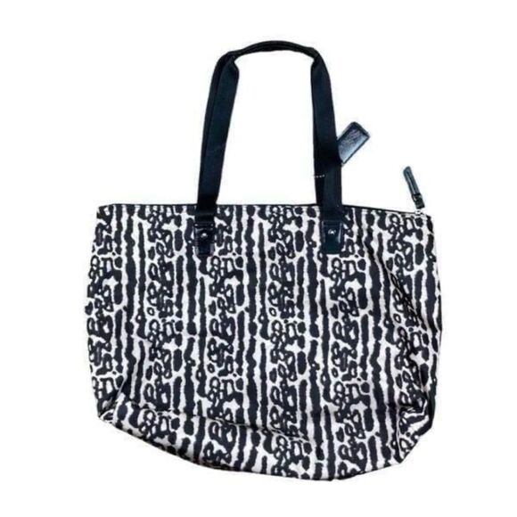 Coach ocelot nylon getaway packable 2- piece weekender bag - Picture 2 of 6